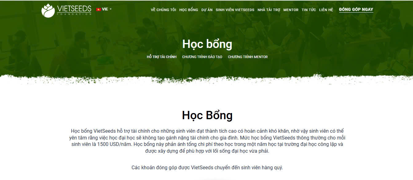 Học Bổng Vietseeds